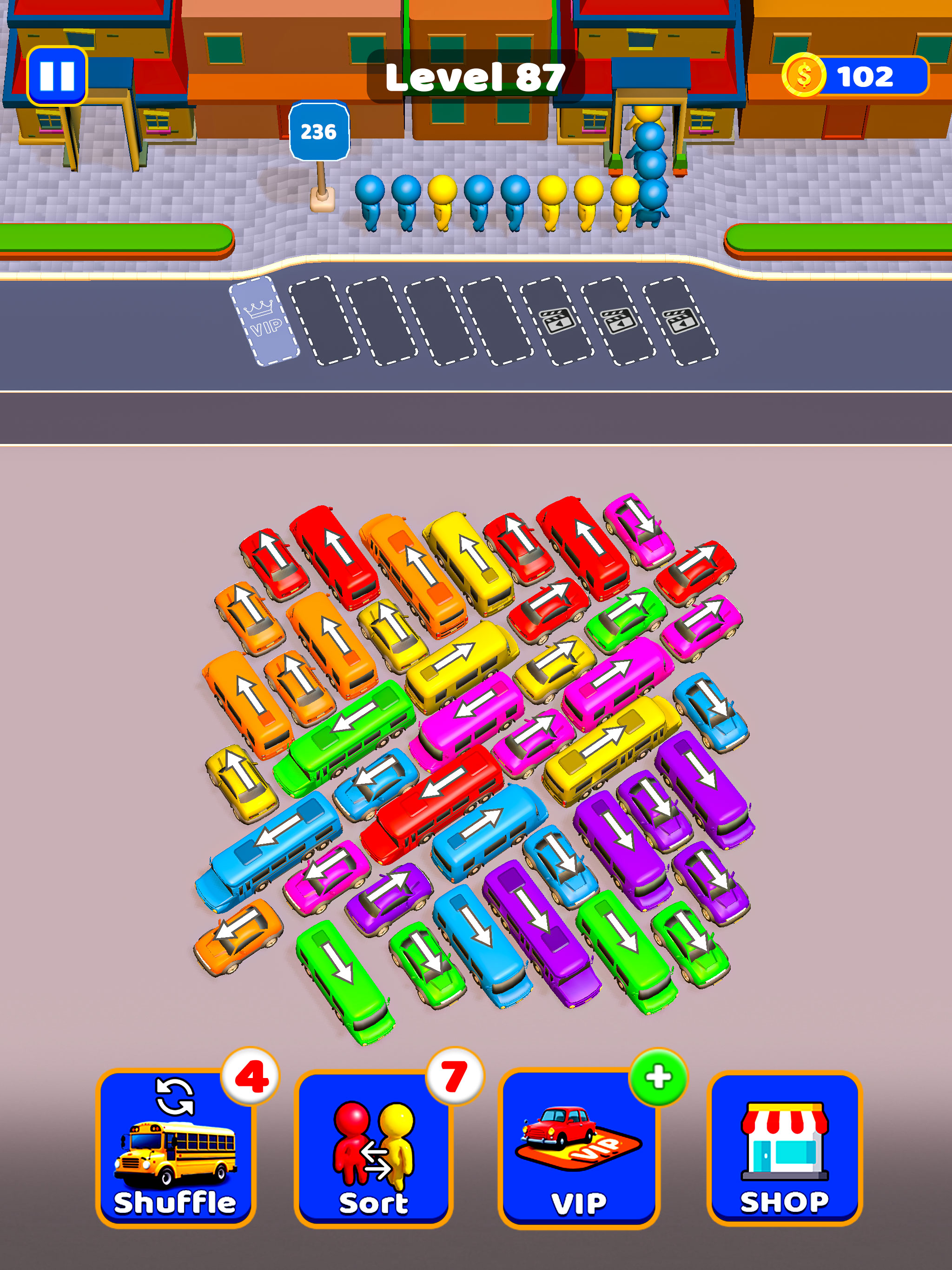 Tap Bus: Color Pickup Game screenshot 16
