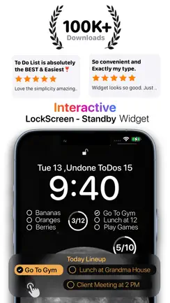 To Do List Widget - Simple iPhone image 1