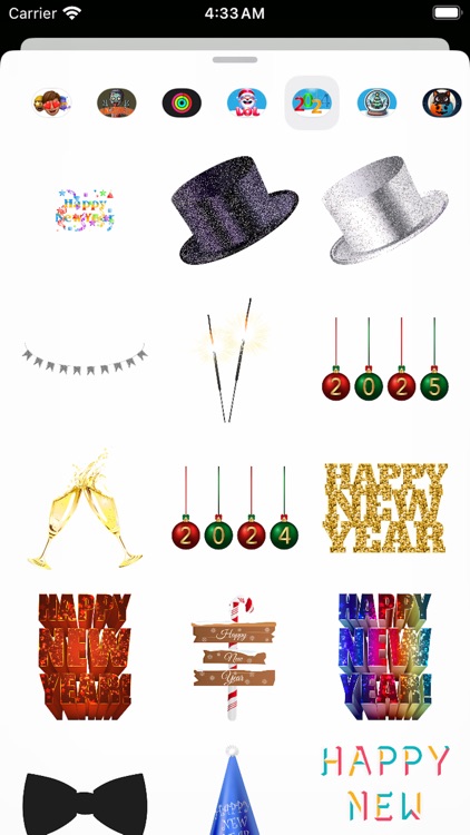 Happy New Year Stickers 2025! screenshot-9