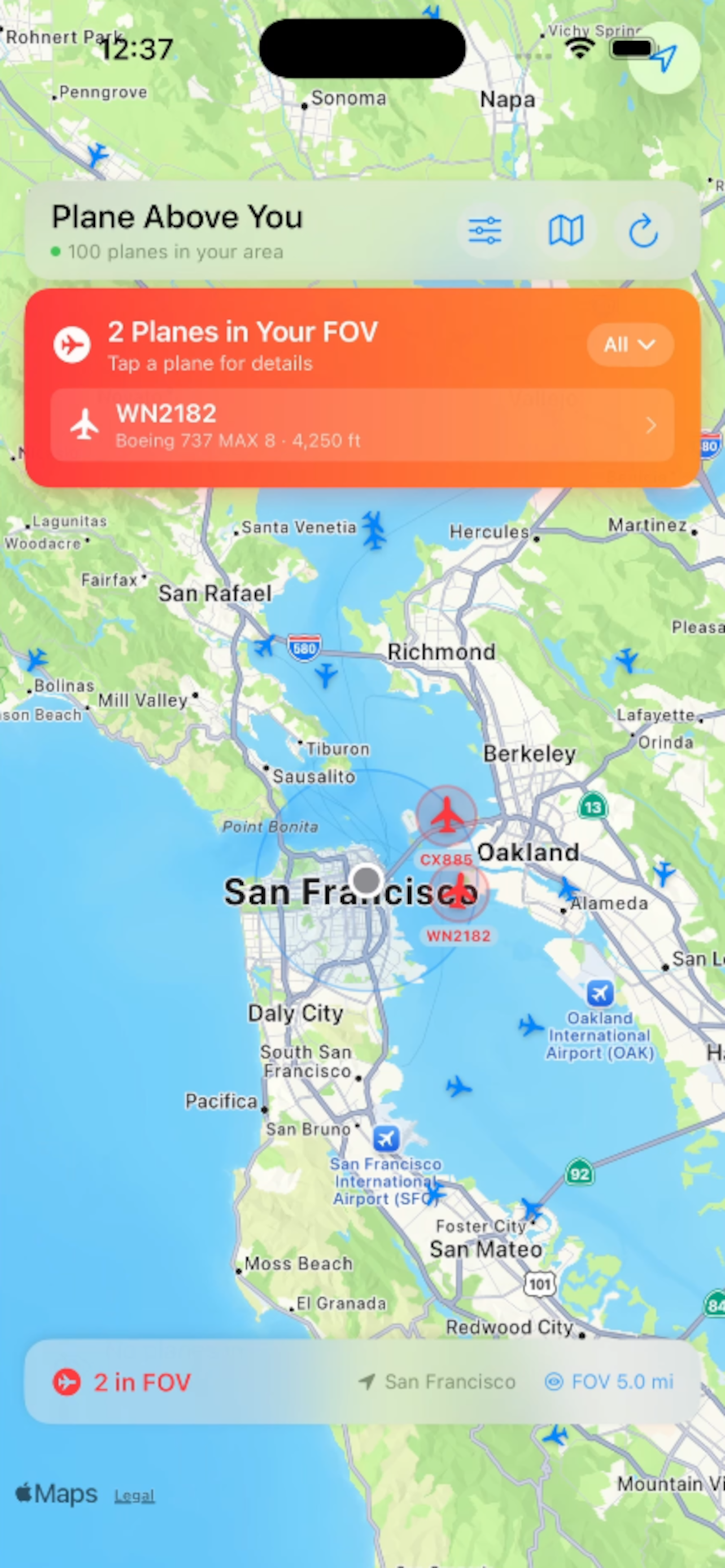 PlaneAboveMe screenshot 3