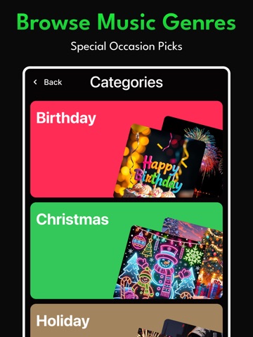 WishAI:Gift Song & Music Maker iPad screenshot
