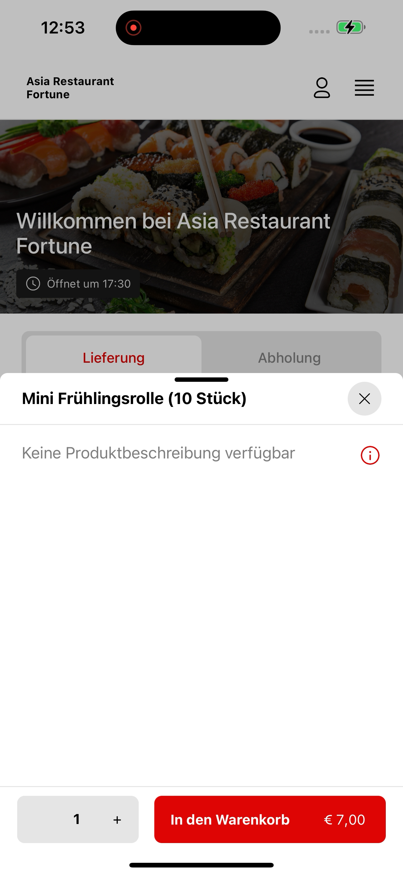 Asia Restaurant Fortune screenshot 8