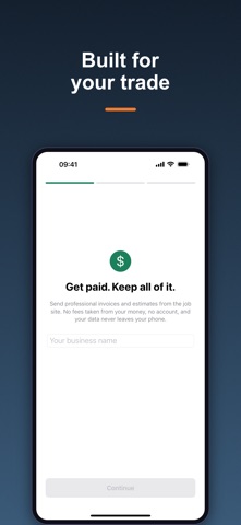 TradeBill: Invoice Maker iPhone screenshot