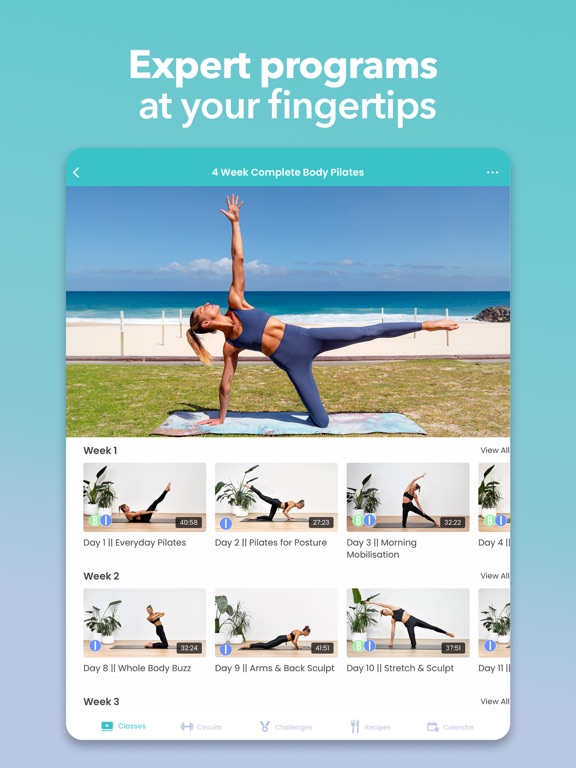 FRESH BODY FIT MIND iPad screenshot 7 - Health & Fitness app