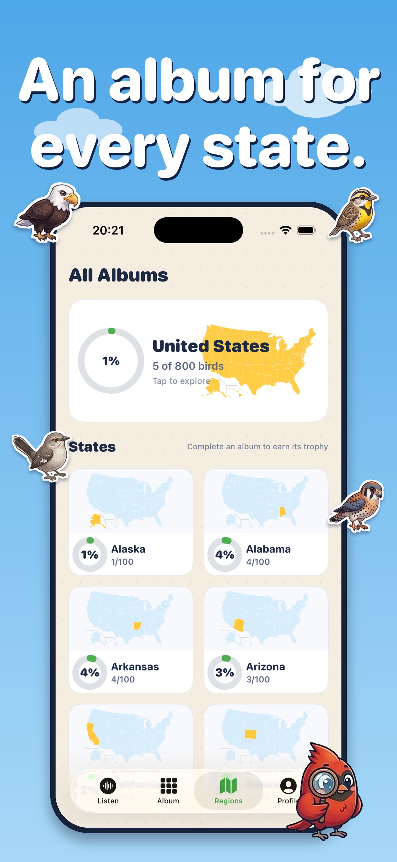 Screenshot 4 of Bird Identifier Game: Warble