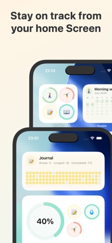 Doable: Habit Tracker iPhone screenshot