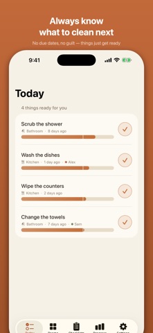 Dustly: Cleaning Schedule Screenshot 1 of 5