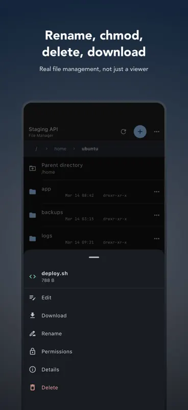 Mobile SSH Terminal screenshot 8 of 10