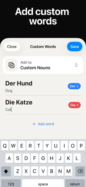 Der Die Das Swipe screenshot 4