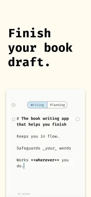 Epilogue - Book Writing App screenshot 1