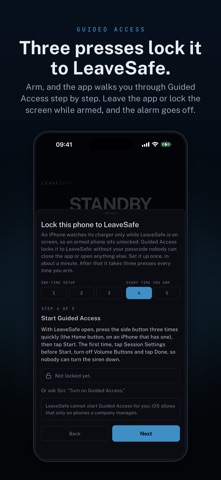 LeaveSafe: Device Alarm Screenshot 7 of 10