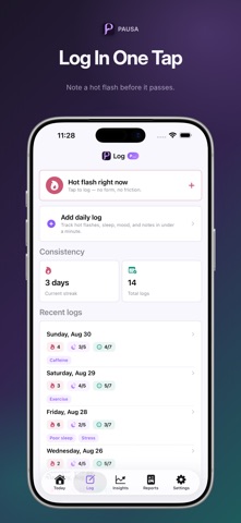 Pausa: Menopause Tracker Screenshot 2 of 10