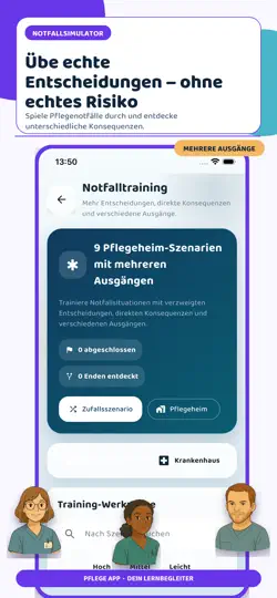 Screenshot von Pflege Examen: Quiz & Lernen auf dem iPhone 5