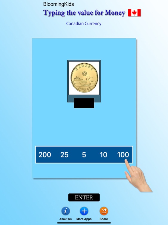Typing Value Money CAD