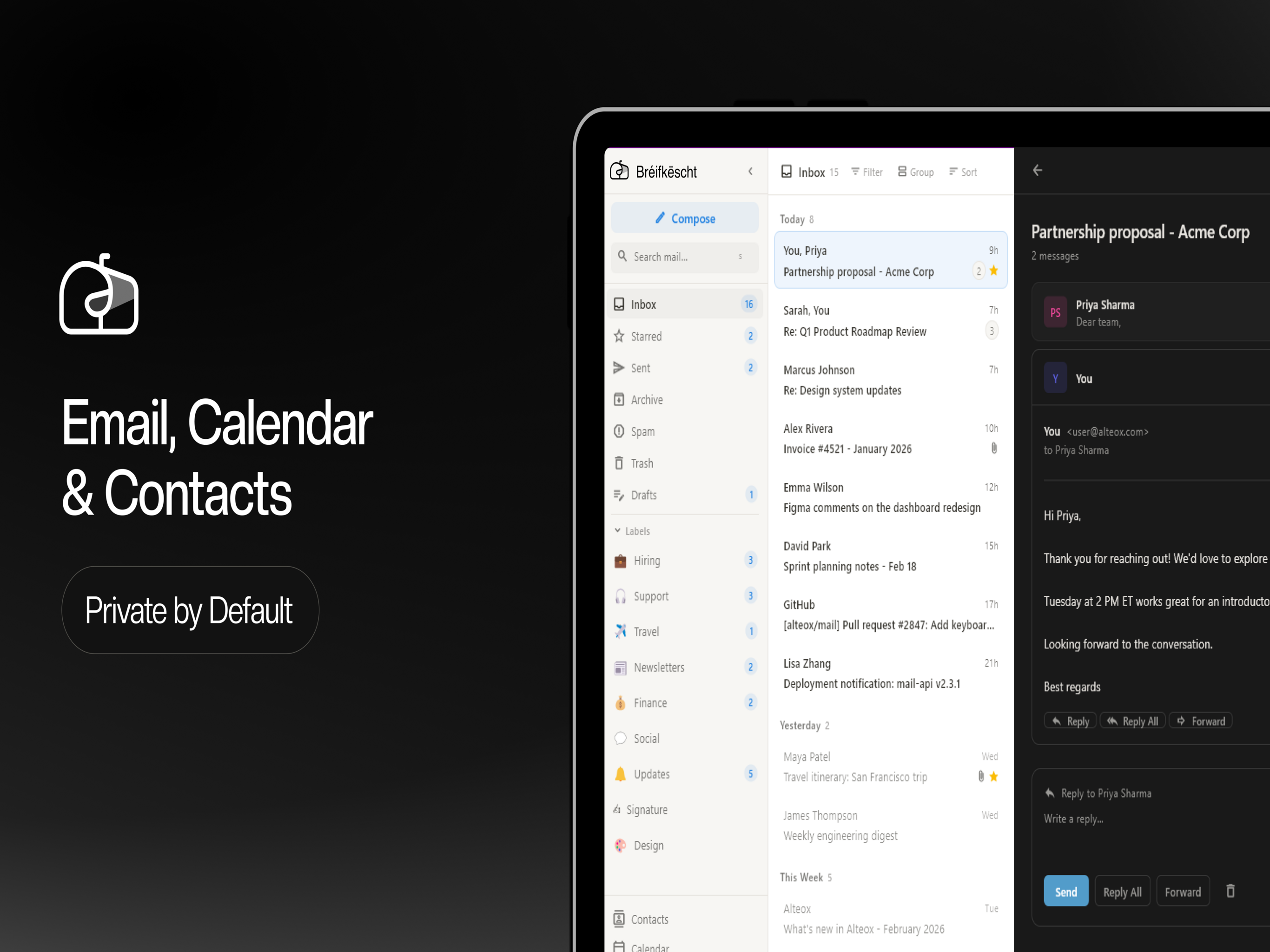 Breifkescht Mail screenshot 8
