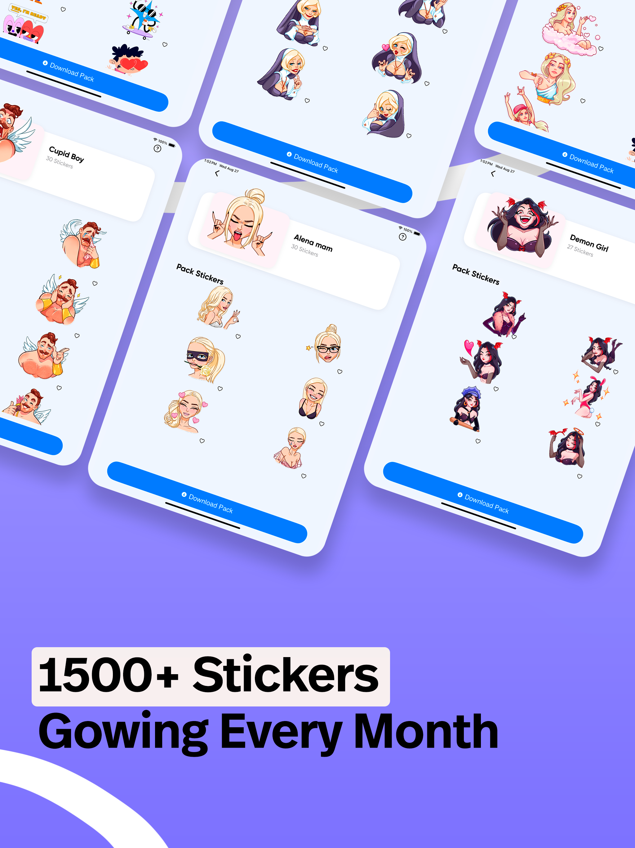 Stiker: Adult Emoji Stickers screenshot 9