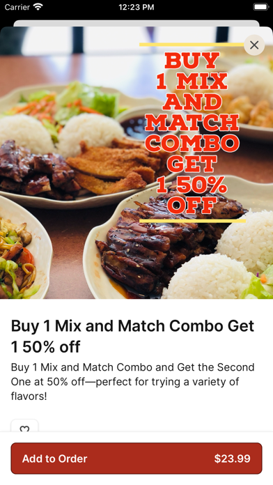 NARA TERIYAKI iPhone screenshot 3 - Food & Drink app