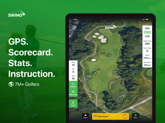 Golf GPS NL by SwingU iPad app afbeelding 1