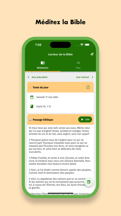 Lecteur de la Bible 2024 Screenshot