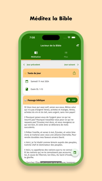 Lecteur de la Bible 2024