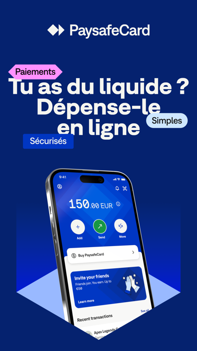 Screenshot #1 pour PaysafeCard-paiements prépayés