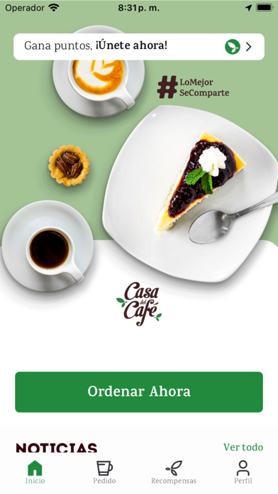 Casa del Café Screenshot