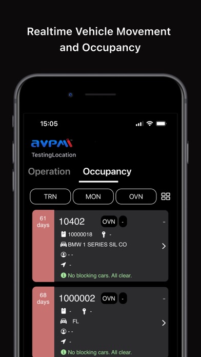 AVPMi Valet Screenshot