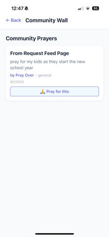 Pray Over Us screenshot