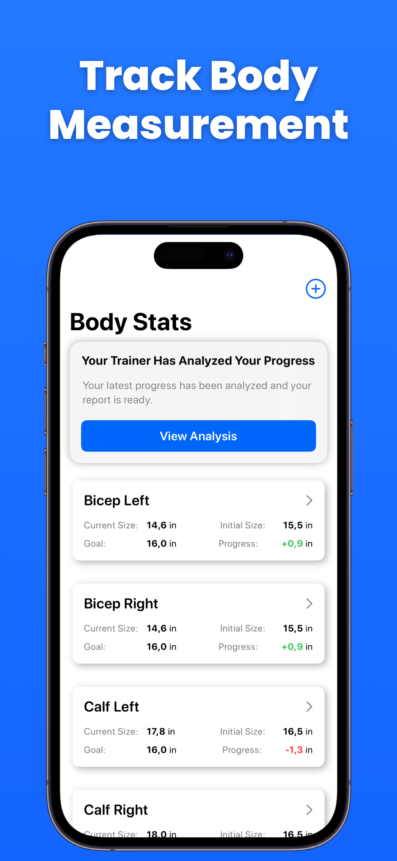 Body Measurement Tracker AI