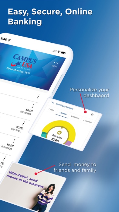 CAMPUS USA Credit Union Screenshot