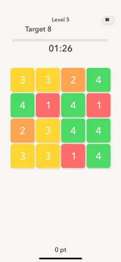 Screenshot von NumberCrush Go auf dem iPhone 2