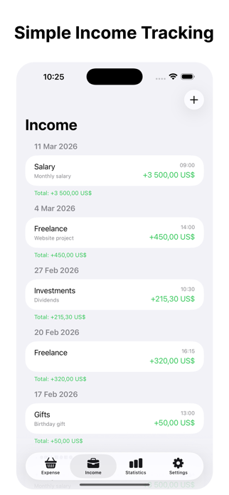 Money: Simple Tracker Screenshot 2 of 6