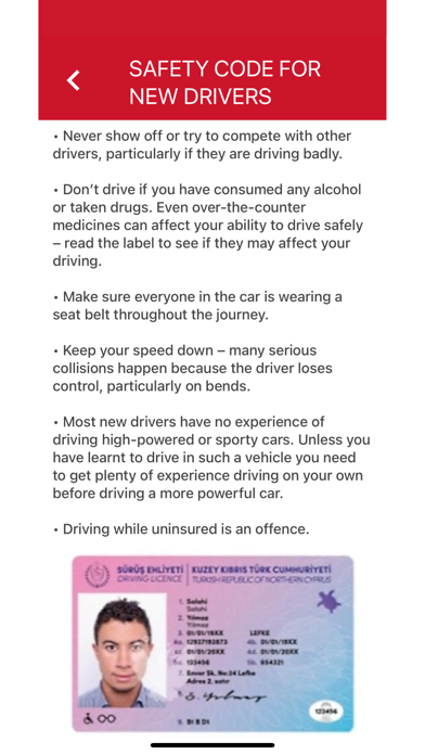 Cyprus Driving Theory Manual Screenshot