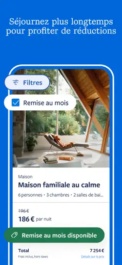 Capture d'écran de Abritel - HomeAway sur iPhone 3
