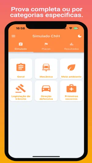 Simulado DETRAN screenshot 3