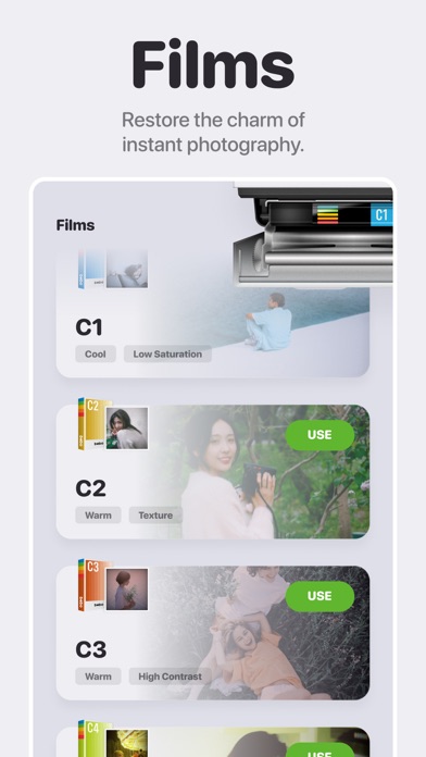 Screenshot #3 pour Bebo Cam:Retro Instant Camera