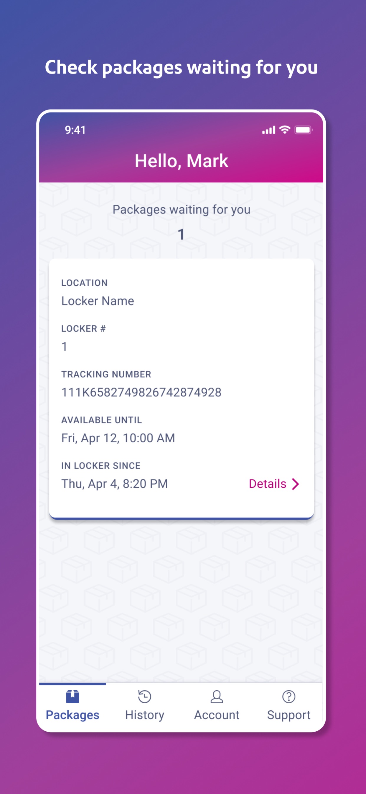 Screenshot 3 of PitneyLockers