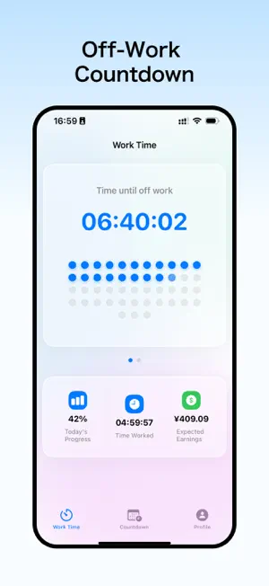 mofish - Off-Work Countdown screenshot 1