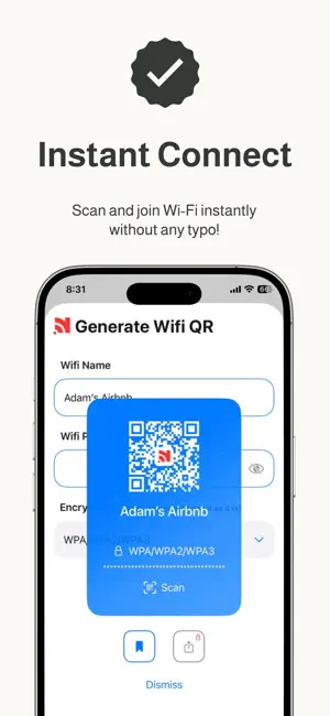 Share Wifi · QR Code Connect screenshot 3