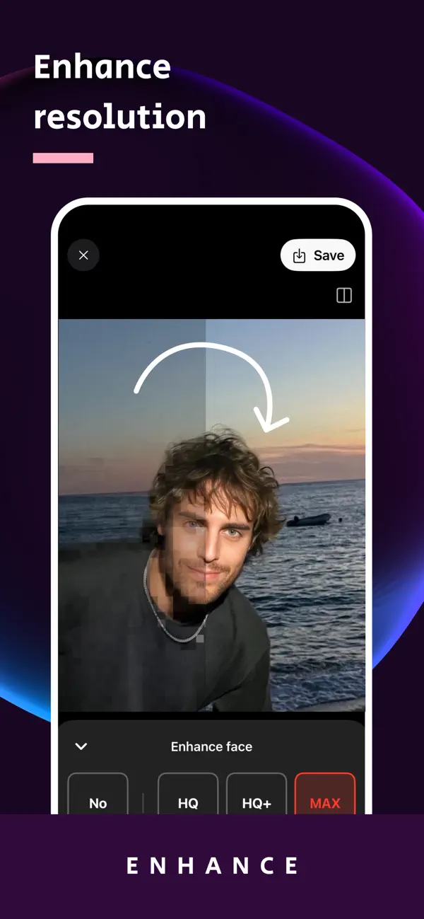 #3. Sharp AI: Photo Enhancer (iOS) От: KRNL SRL