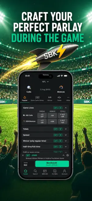 SBK Sportsbook Indiana Online screenshot 2