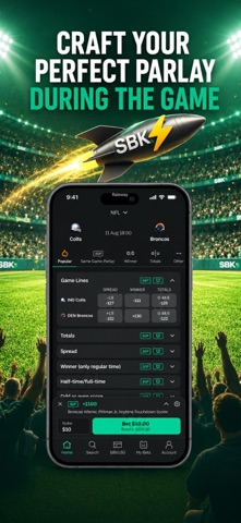 SBK Sportsbook Indiana Online screenshot 2