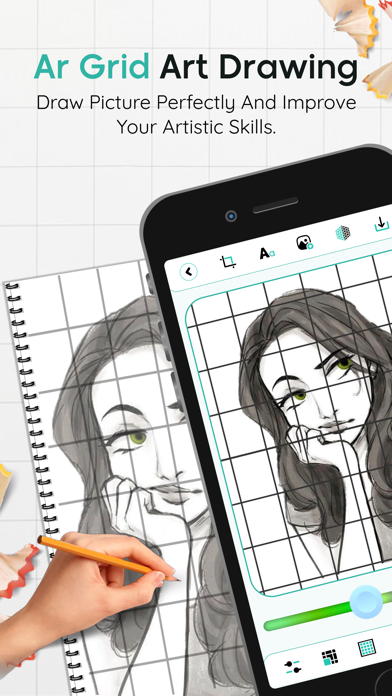 AR Grid Art : Grid Drawing Art Screenshot