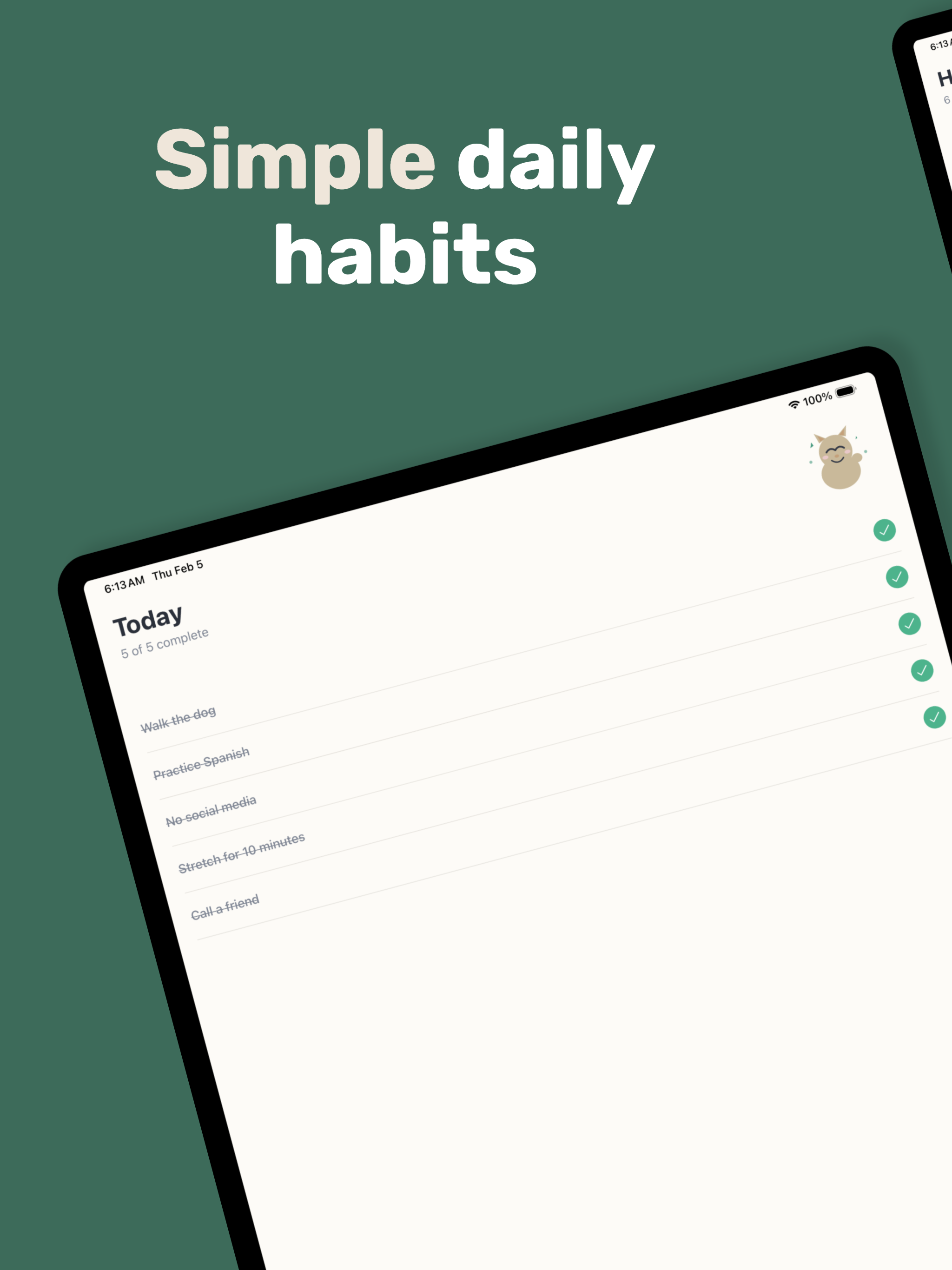 Habcat: Simple Habit Tracker screenshot 9