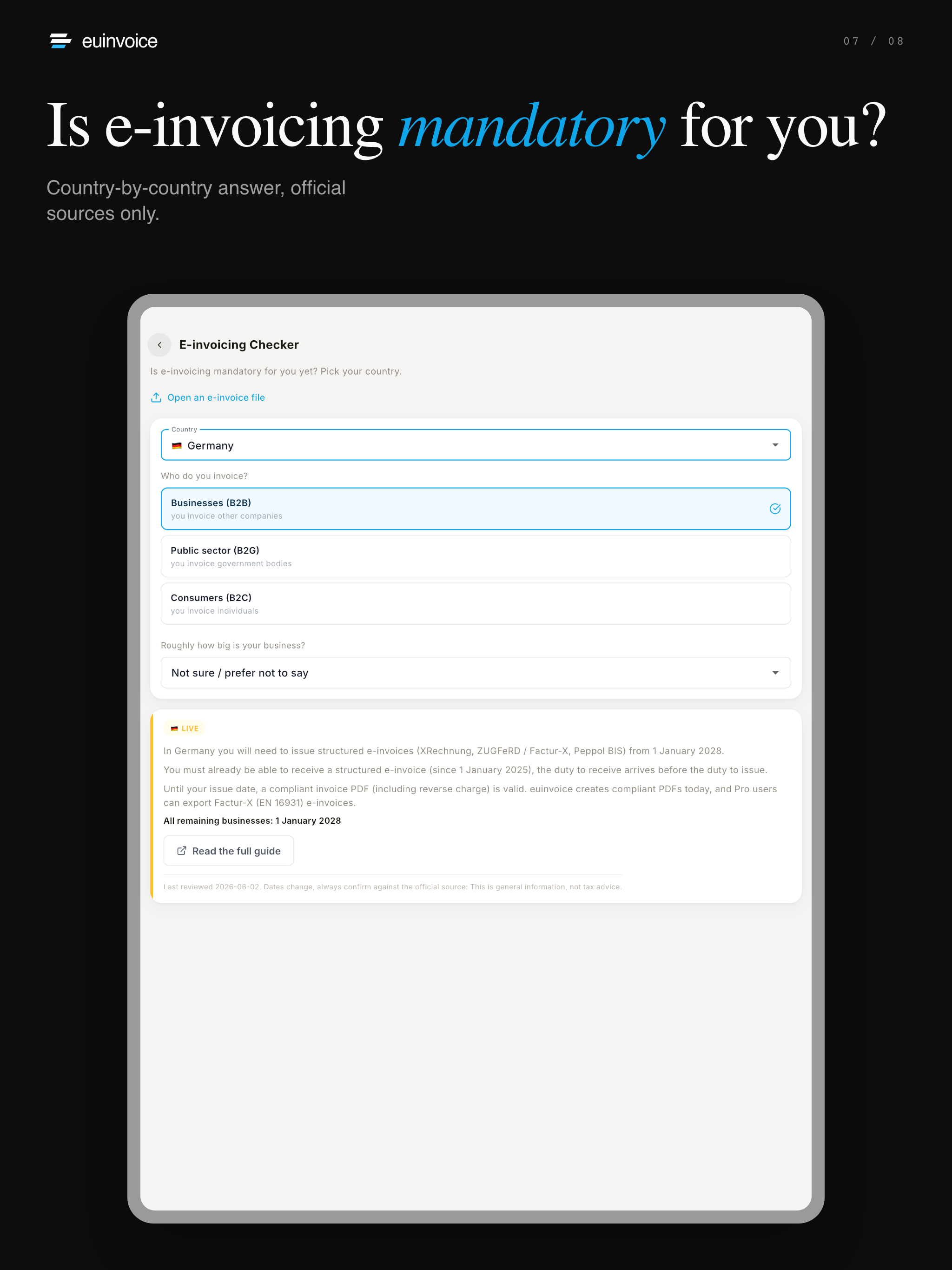 euinvoice screenshot 15