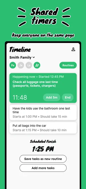 Timeline: Shared Group Timers screenshot 1
