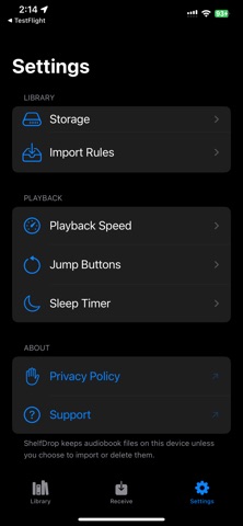 ShelfDrop Audiobook Player Screenshot 3 of 10