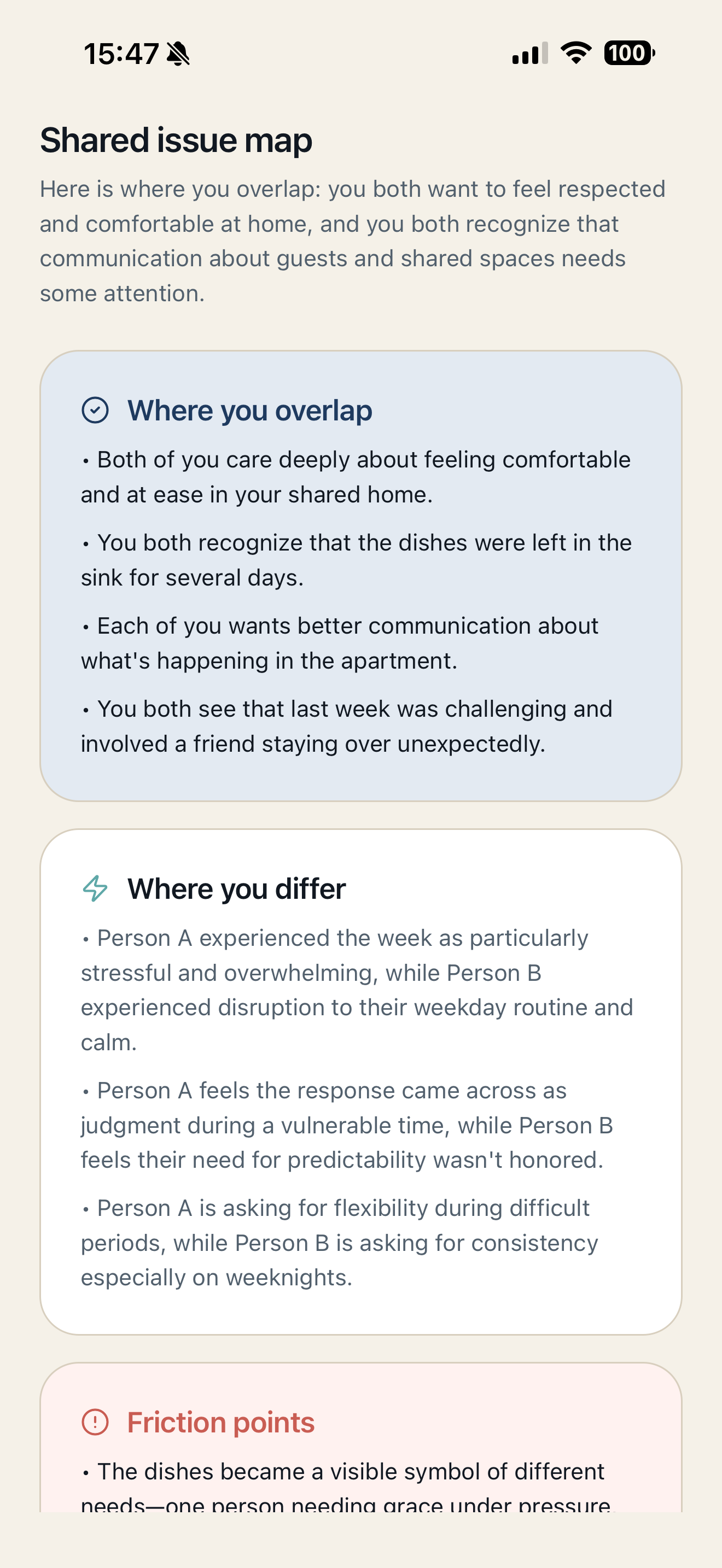 BetweenUs -Conflict Resolution