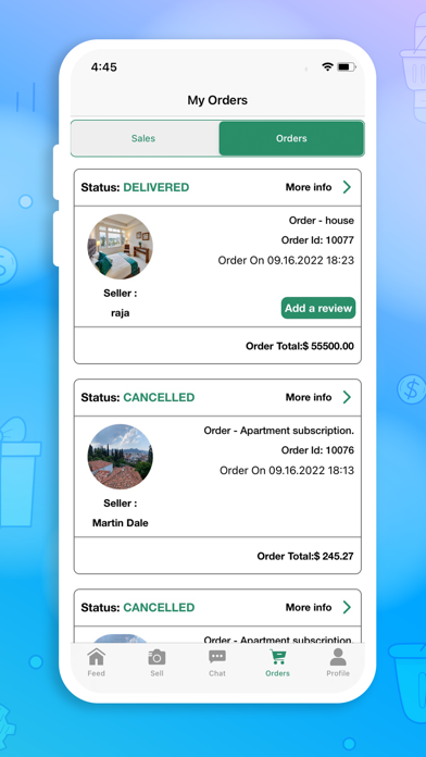 PassUp - Online Classified App Screenshot