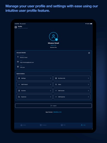 MRKS POS: ERP & Inventory iPad screenshot